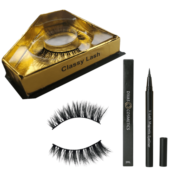 5D Faux Mink Magnetic Eyelashes -Classy Kit
