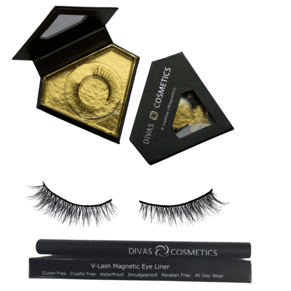 5D Faux Mink Eyelashes and Eyeliner